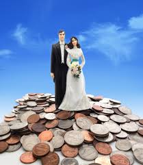 after divorce wedding expenses pay
